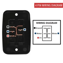 RV Slide Out Switch White 20 Amp Continuous 40 Amp Peak 4 Wire -RV accessories american technology rv slide out switch white 20 amp continuous 40 amp peak 4 wire 37385.1642094649