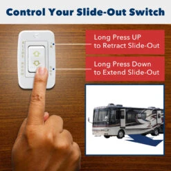 RV Slide Out Switch White 20 Amp Continuous 40 Amp Peak 4 Wire -RV accessories american technology rv slide out switch white 20 amp continuous 40 amp peak 4 wire 61268.1642094985