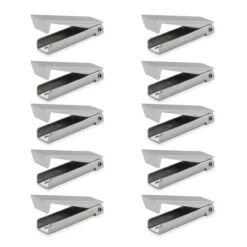 10 Pack RV Stainless Steel Baggage Door Catch Square - Holds RV Baggage Compartments And Doors Open (10)