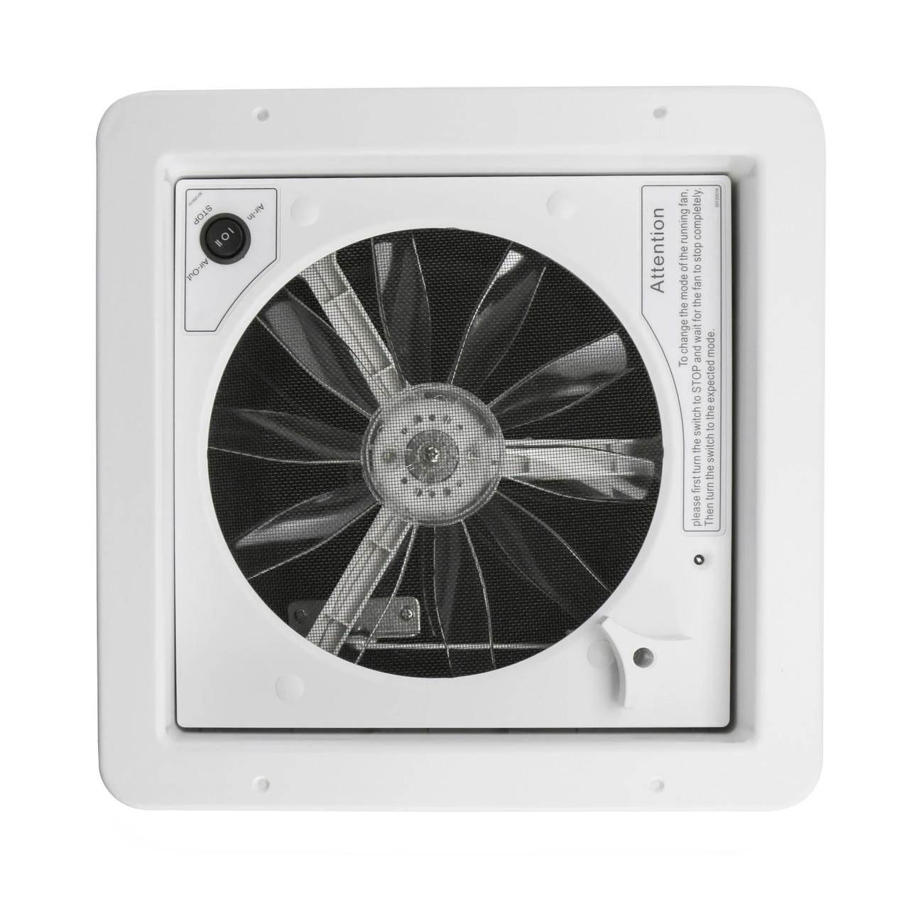 11" X 11" RV Roof Vent Fan Black Lid 11 11" X 11" RV Roof Vent Fan Black Lid - Image 9