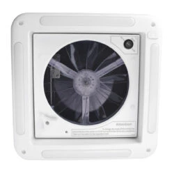 11" X 11" RV Roof Vent Fan With LED Light And Smoked Lid 12 11" X 11" RV Roof Vent Fan With LED Light And Smoked Lid -RV accessories leisure coachworks 11 x 11 rv roof vent fan with led light and smoked lid 43444.1642094390
