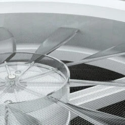 14" X 14" RV Roof Vent 2-Way 5 Speed Fan With Powered Riser Rain Sensor Remote And Smoked Lid -RV accessories leisure coachworks 14 x 14 rv roof vent 2 way 5 speed fan with powered riser rain sensor remote and smoked lid 59427.1673315582