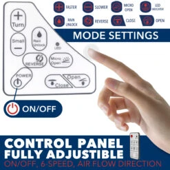 14" X 14" RV Roof Vent 2-Way 6 Speed Fan With Powered Riser Rain Sensor Led Remote And Smoked Lid -RV accessories leisure coachworks 14 x 14 rv roof vent 2 way 6 speed fan with powered riser rain sensor led remote and smoked lid 26116.1642095829