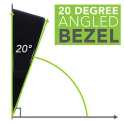 Angled Bezel For 8.5" Round Scare Light -RV accessories leisure coachworks angled bezel for 8.5 round scare light 55653.1642094151