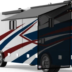 RV Awning Side Sun Shade 9'X7' Black Mesh Screen UV Blocker -RV accessories leisure coachworks rv awning side sun shade 9x7 black mesh screen uv blocker 43985.1654024983