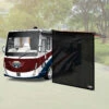RV Awning Side Sun Shade 9'X7' Black Mesh Screen UV Blocker 2 RV Awning Side Sun Shade 9'X7' Black Mesh Screen UV Blocker -RV accessories leisure coachworks rv awning side sun shade 9x7 black mesh screen uv blocker 57404.1653769233