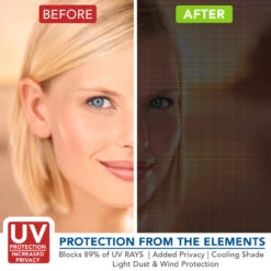 RV Awning Side Sun Shade 9'X7' Black Mesh Screen UV Blocker -RV accessories leisure coachworks rv awning side sun shade 9x7 black mesh screen uv blocker 65191.1653668470