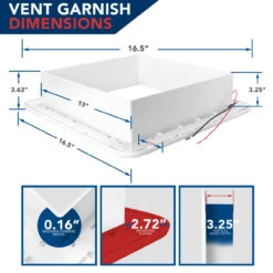 Front Page -RV accessories leisure coachworks rv roof vent garnish with led 32249.1642095947