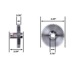 RV Slide Out System Gear 48 Tooth 1/2" Teeth - 3/4" Bore 12 RV Slide Out System Gear 48 Tooth 1/2" Teeth - 3/4" Bore -RV accessories leisure coachworks rv slide out system gear 48 tooth 12 teeth 34 bore 12811.1678332740