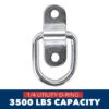Stainless Steel D Ring Tie Down Anchors 3,500 Capacity -RV accessories leisure coachworks stainless steel d ring tie down anchors 3500 capacity 64105.1642094266