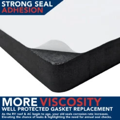 Universal RV Roof Air Conditioner Waterproof 14" X 14" Gasket Kit -RV accessories leisure coachworks universal rv roof air conditioner waterproof 14 x 14 gasket kit 70439.1642096803