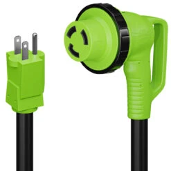 12" 90-Degree Dogbone RV Adapter 15 Amp Male And 30-Amp Female With Twist Lock And LED Indicator (15 Amp Male - 30 Amp Female Twist) 24 12" 90-Degree Dogbone RV Adapter 15 Amp Male And 30-Amp Female With Twist Lock And LED Indicator (15 Amp Male - 30 Amp Female Twist) -RV accessories leisure cords 12 90 degree dogbone rv adapter 15 amp male and 30 amp female with twist lock and led indicator 15 amp male 30 amp female twist 77856.1677294491