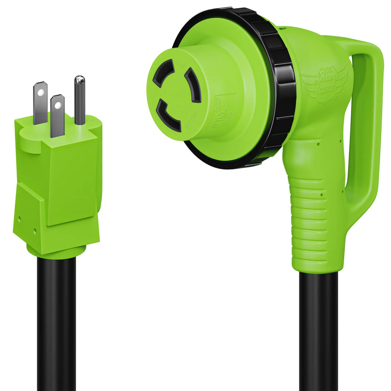 12" 90-Degree Dogbone RV Adapter 15 Amp Male And 30-Amp Female With Twist Lock And LED Indicator (15 Amp Male - 30 Amp Female Twist) 13 12" 90-Degree Dogbone RV Adapter 15 Amp Male And 30-Amp Female With Twist Lock And LED Indicator (15 Amp Male - 30 Amp Female Twist) - Image 11