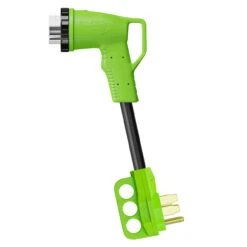 12" 90-Degree Dogbone RV Adapter 50 Amp Male And 50 Amp Female With Twist Lock And LED Power Indicator (50 Amp Male - 50 Amp Female Twist) -RV accessories leisure cords 12 90 degree dogbone rv adapter 50 amp male and 50 amp female with twist lock and led power indicator 50 amp male 50 amp female twist 68295.1684387320