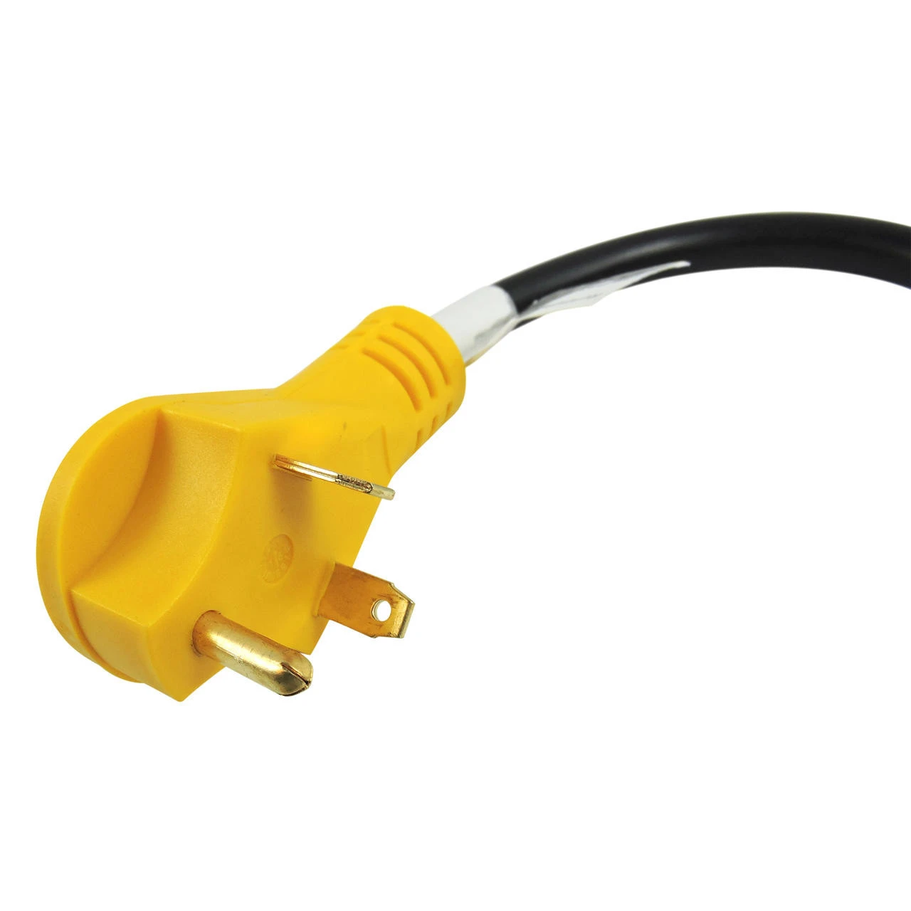 30 Amp Male To 50 Amp Female 18" Dogbone Adapter RV Electrical Converter Cord Cable 4 30 Amp Male To 50 Amp Female 18" Dogbone Adapter RV Electrical Converter Cord Cable - Image 2