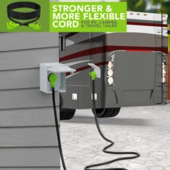 30 Amp RV Power Extension Cord With LED Power Indictor - 30 Amp Male To 30 Amp Female Standard Plug 15 Foot 17 30 Amp RV Power Extension Cord With LED Power Indictor - 30 Amp Male To 30 Amp Female Standard Plug 15 Foot -RV accessories leisure cords 30 amp rv power extension cord with led power indictor 30 amp male to 30 amp female standard plug 15 foot 77344.1678315805