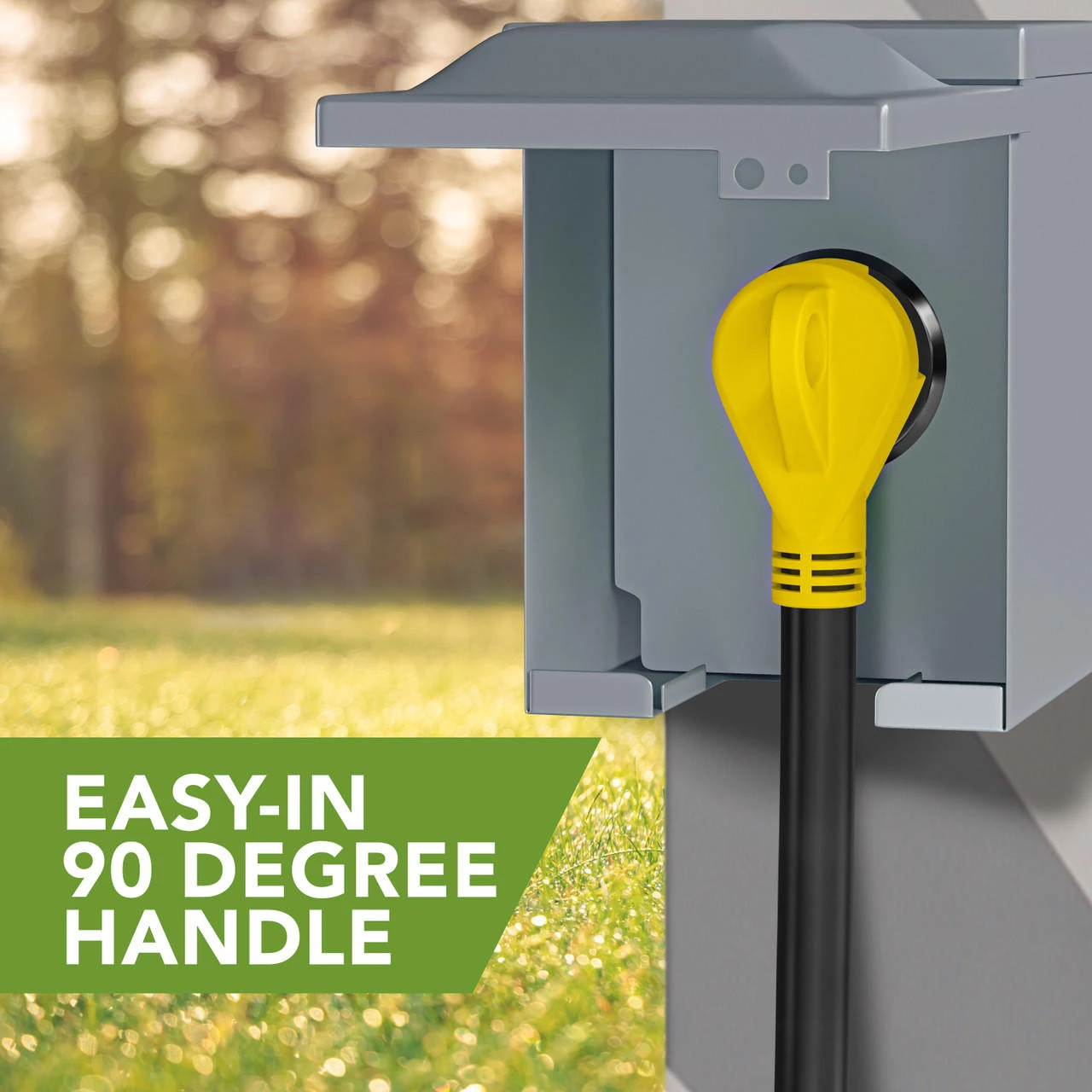 30 Amp RV Power Extension Cord With LED Power Indictor - 30 Amp Male To 30 Amp Female Standard Plug 30 Foot 9 30 Amp RV Power Extension Cord With LED Power Indictor - 30 Amp Male To 30 Amp Female Standard Plug 30 Foot - Image 7