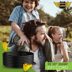 30 Amp RV Power Extension Cord With LED Power Indictor - 30 Amp Male To 30 Amp Female Standard Plug 30 Foot 19 30 Amp RV Power Extension Cord With LED Power Indictor - 30 Amp Male To 30 Amp Female Standard Plug 30 Foot -RV accessories leisure cords 30 amp rv power extension cord with led power indictor 30 amp male to 30 amp female standard plug 30 foot 87619.1682743940