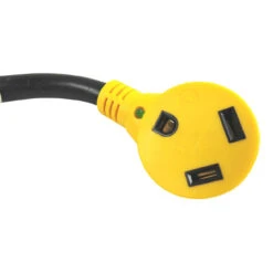 50 Amp Male To 30 Amp Female 18" Dogbone Adapter RV Electrical Converter Cord Cable -RV accessories leisure cords 50 amp male to 30 amp female 18 dogbone adapter rv electrical converter cord cable 57617.1642093782