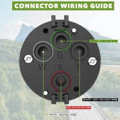 50 AMP RV Power Cord Locking Shore Connector Replacement End Marine Twist Lock -RV accessories leisure cords 50 amp rv power cord locking shore connector replacement end marine twist lock 15801.1653682753