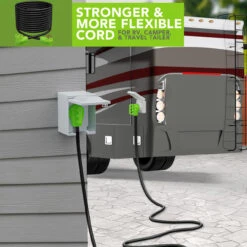 50 Amp RV Power Extension Cord With LED Power Indictor - 50 Amp Male To 50 Amp Female Standard Plug 50 Foot 15 50 Amp RV Power Extension Cord With LED Power Indictor - 50 Amp Male To 50 Amp Female Standard Plug 50 Foot -RV accessories leisure cords 50 amp rv power extension cord with led power indictor 50 amp male to 50 amp female standard plug 50 foot 68753.1656536501