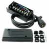 7 Way Plug Inline Trailer Cord With 7 Gang Weatherproof Junction Box (6-Foot) 2 7 Way Plug Inline Trailer Cord With 7 Gang Weatherproof Junction Box (6-Foot) -RV accessories leisure cords 7 way plug inline trailer cord with 7 gang weatherproof junction box 6 foot 14692.1642097026