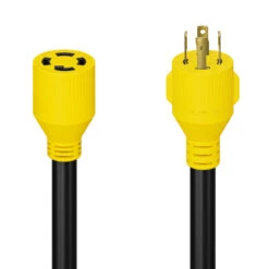 Gen RV 30 Amp Generator Cord, 4-Prong 10 Gauge Heavy Duty L14-30 Generator Power Cord Up To 7,500W 24 Gen RV 30 Amp Generator Cord, 4-Prong 10 Gauge Heavy Duty L14-30 Generator Power Cord Up To 7,500W -RV accessories leisure cords gen rv 30 amp generator cord 4 prong 10 gauge heavy duty l14 30 generator power cord up to 7500w 30128.1685771396