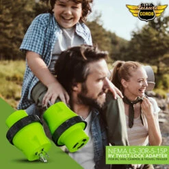 Locking Power Cord Adapter 15A Male To 30Amp Female Twist Power Cord Male To Female Camper Generator Cable Adapter Electrical Converter Plug -RV accessories leisure cords locking power cord adapter 15a male to 30amp female twist power cord male to female camper generator cable adapter electrical converter plug 81838.1690961660