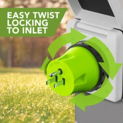 Locking Power Cord Adapter 15A Male To 30Amp Female Twist Power Cord Male To Female Camper Generator Cable Adapter Electrical Converter Plug -RV accessories leisure cords locking power cord adapter 15a male to 30amp female twist power cord male to female camper generator cable adapter electrical converter plug 86885.1690961635