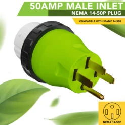 Locking Power Cord Adapter 50A Male To 50Amp Female Twist Power Cord Male To Female Camper Generator Cable Adapter Electrical Converter Plug 13 Locking Power Cord Adapter 50A Male To 50Amp Female Twist Power Cord Male To Female Camper Generator Cable Adapter Electrical Converter Plug -RV accessories leisure cords locking power cord adapter 50a male to 50amp female twist power cord male to female camper generator cable adapter electrical converter plug 16754.1687847815