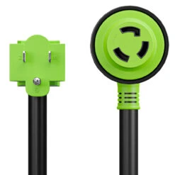 Power Cord Plug Adapter 15 Amp Male To 30 Amp Twist To Lock Female 12" RV Electrical Converter Cord Cable With LED Indicator Light 16 Power Cord Plug Adapter 15 Amp Male To 30 Amp Twist To Lock Female 12" RV Electrical Converter Cord Cable With LED Indicator Light -RV accessories leisure cords power cord plug adapter 15 amp male to 30 amp twist to lock female 12 rv electrical converter cord cable with led indicator light 48308.1677813532