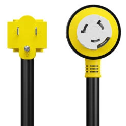 Power Cord Plug Adapter 15 Amp Male To 50 Amp Twist To Lock Female 12" RV Electrical Converter Cord Cable With LED Indicator Light 16 Power Cord Plug Adapter 15 Amp Male To 50 Amp Twist To Lock Female 12" RV Electrical Converter Cord Cable With LED Indicator Light -RV accessories leisure cords power cord plug adapter 15 amp male to 50 amp twist to lock female 12 rv electrical converter cord cable with led indicator light 17130.1683695293