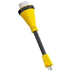 Power Cord Plug Adapter 15 Amp Male To 50 Amp Twist To Lock Female 12" RV Electrical Converter Cord Cable With LED Indicator Light 23 Power Cord Plug Adapter 15 Amp Male To 50 Amp Twist To Lock Female 12" RV Electrical Converter Cord Cable With LED Indicator Light -RV accessories leisure cords power cord plug adapter 15 amp male to 50 amp twist to lock female 12 rv electrical converter cord cable with led indicator light 21204.1683695312