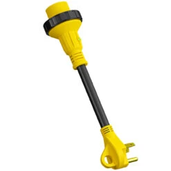 Power Cord Plug Adapter 30 Amp Male To 30 Amp Twist To Lock Female 12" RV Electrical Converter Cord Cable With LED Indicator Light 23 Power Cord Plug Adapter 30 Amp Male To 30 Amp Twist To Lock Female 12" RV Electrical Converter Cord Cable With LED Indicator Light -RV accessories leisure cords power cord plug adapter 30 amp male to 30 amp twist to lock female 12 rv electrical converter cord cable with led indicator light 57449.1683781799