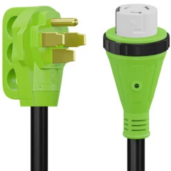 Power Cord Plug Adapter 50 Amp Male To 50 Amp Twist To Lock Female 12" RV Electrical Converter Cord Cable With LED Indicator Light 22 Power Cord Plug Adapter 50 Amp Male To 50 Amp Twist To Lock Female 12" RV Electrical Converter Cord Cable With LED Indicator Light -RV accessories leisure cords power cord plug adapter 50 amp male to 50 amp twist to lock female 12 rv electrical converter cord cable with led indicator light 99287.1694507820