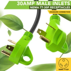 RV Y Adapter Cord 50 Amp Female Plug To Two 30 Amp Male 24" With Handle 15 RV Y Adapter Cord 50 Amp Female Plug To Two 30 Amp Male 24" With Handle -RV accessories leisure cords rv y adapter cord 50 amp female plug to two 30 amp male 24 with handle 35927.1681878851