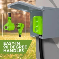 RV Y Adapter Cord 50 Amp Female Plug To Two 30 Amp Male 24" With Handle 16 RV Y Adapter Cord 50 Amp Female Plug To Two 30 Amp Male 24" With Handle -RV accessories leisure cords rv y adapter cord 50 amp female plug to two 30 amp male 24 with handle 91431.1681878840