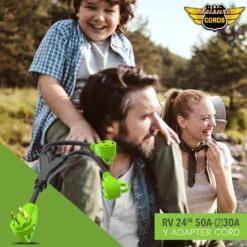 RV Y Adapter Cord 50 Amp Male Plug To Two 30 Amp Female 24" With Handle 21 RV Y Adapter Cord 50 Amp Male Plug To Two 30 Amp Female 24" With Handle -RV accessories leisure cords rv y adapter cord 50 amp male plug to two 30 amp female 24 with handle 49747.1674613147