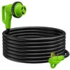 Twist Lock RV 30 Amp Power Cord With LED Power Indictor - 30 Amp Male To 30 Amp 90 Degree Female Locking Plug 25 Foot -RV accessories leisure cords twist lock rv 30 amp power cord with led power indictor 30 amp male to 30 amp 90 degree female locking plug 25 foot 36649.1682484390