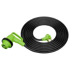 Twist Lock RV 30 Amp Power Cord With LED Power Indictor - 30 Amp Male To 30 Amp 90 Degree Female Locking Plug 25 Foot -RV accessories leisure cords twist lock rv 30 amp power cord with led power indictor 30 amp male to 30 amp 90 degree female locking plug 25 foot 97908.1682484378