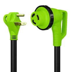 Twist Lock RV 30 Amp Power Cord With LED Power Indictor - 30 Amp Male To 30 Amp 90 Degree Female Locking Plug 50 Foot 23 Twist Lock RV 30 Amp Power Cord With LED Power Indictor - 30 Amp Male To 30 Amp 90 Degree Female Locking Plug 50 Foot -RV accessories leisure cords twist lock rv 30 amp power cord with led power indictor 30 amp male to 30 amp 90 degree female locking plug 50 foot 38538.1682484369