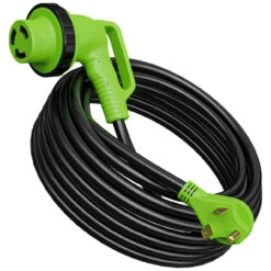 Twist Lock RV 30 Amp Power Cord With LED Power Indictor - 30 Amp Male To 30 Amp 90 Degree Female Locking Plug 50 Foot 24 Twist Lock RV 30 Amp Power Cord With LED Power Indictor - 30 Amp Male To 30 Amp 90 Degree Female Locking Plug 50 Foot -RV accessories leisure cords twist lock rv 30 amp power cord with led power indictor 30 amp male to 30 amp 90 degree female locking plug 50 foot 67279.1682484360
