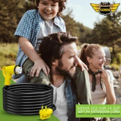 Twist Lock RV 50 Amp Power Cord With LED Power Indictor - 50 Amp Male To 50 Amp 90 Degree Female Locking Plug 36 Foot 25 Twist Lock RV 50 Amp Power Cord With LED Power Indictor - 50 Amp Male To 50 Amp 90 Degree Female Locking Plug 36 Foot -RV accessories leisure cords twist lock rv 50 amp power cord with led power indictor 50 amp male to 50 amp 90 degree female locking plug 36 foot 10907.1683349321