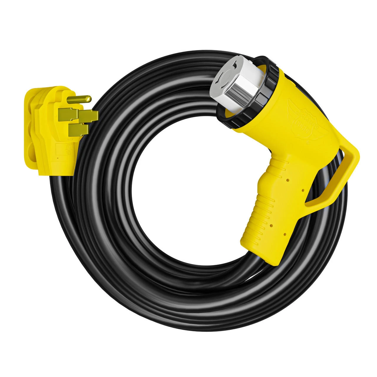 Twist Lock RV 50 Amp Power Cord With LED Power Indictor - 50 Amp Male To 50 Amp 90 Degree Female Locking Plug 36 Foot 12 Twist Lock RV 50 Amp Power Cord With LED Power Indictor - 50 Amp Male To 50 Amp 90 Degree Female Locking Plug 36 Foot - Image 10