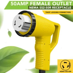 Twist Lock RV 50 Amp Power Cord With LED Power Indictor - 50 Amp Male To 50 Amp 90 Degree Female Locking Plug 36 Foot 17 Twist Lock RV 50 Amp Power Cord With LED Power Indictor - 50 Amp Male To 50 Amp 90 Degree Female Locking Plug 36 Foot -RV accessories leisure cords twist lock rv 50 amp power cord with led power indictor 50 amp male to 50 amp 90 degree female locking plug 36 foot 32463.1683349310