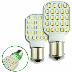 Leisure LED 1156 Rotating Light Bulb 300 Lumen 1141 1156 Wedge RV Interior LED Light 24-SMD Camper Trailer Lamp Bulb 10-24V -RV accessories leisure led 1156 rotating light bulb 300 lumen 1141 1156 wedge rv interior led light 24 smd camper trailer lamp bulb 10 24v 22353.1674674125