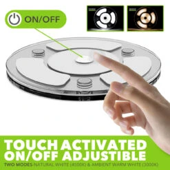 Leisure LED 12V RV LED Ceiling Dome Multi Color Touch Dimmable Slim Surface Mount Puck Light Fixture Interior Lighting For Car/RV/Trailer/Camper/Boat 12V 3000K-4500K 353 Lumen 12 Leisure LED 12V RV LED Ceiling Dome Multi Color Touch Dimmable Slim Surface Mount Puck Light Fixture Interior Lighting For Car/RV/Trailer/Camper/Boat 12V 3000K-4500K 353 Lumen -RV accessories leisure led 12v rv led ceiling dome multi color touch dimmable slim surface mount puck light fixture interior lighting for carrvtrailercamperboat 12v 3000k 4500k 353 lumen 66201.1663801794