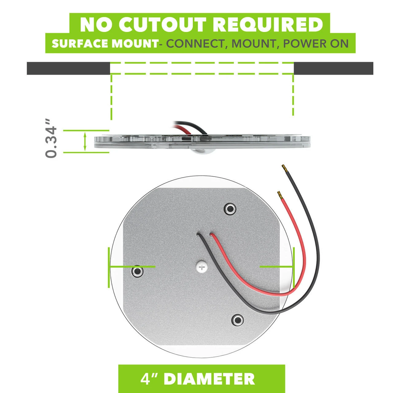Leisure LED 12V RV LED Ceiling Dome Multi Color Touch Dimmable Slim Surface Mount Puck Light Fixture Interior Lighting For Car/RV/Trailer/Camper/Boat 12V 3000K-4500K 353 Lumen 9 Leisure LED 12V RV LED Ceiling Dome Multi Color Touch Dimmable Slim Surface Mount Puck Light Fixture Interior Lighting For Car/RV/Trailer/Camper/Boat 12V 3000K-4500K 353 Lumen - Image 7