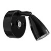 Leisure LED 3" 12V RV Interior Reading Light With Touch Activated Dimming Settings, Black Finish
