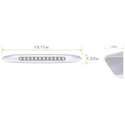 LED RV Exterior 13" Awning Porch Light No Switch 12 Volt 18 LED RV Exterior 13" Awning Porch Light No Switch 12 Volt -RV accessories leisure led led rv exterior 13 awning porch light no switch 12 volt 91104.1642098463